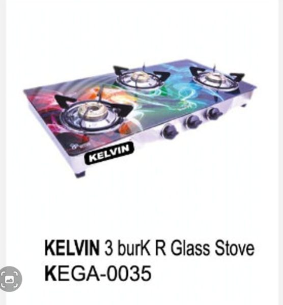 KELVIN 3 burk R Glass StoveKEGA-0035