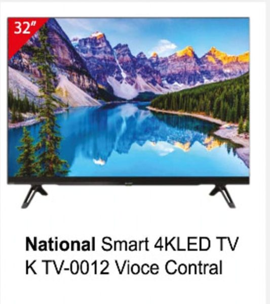 National Smart 4KLED TV K TV-0012 Vioce Contral